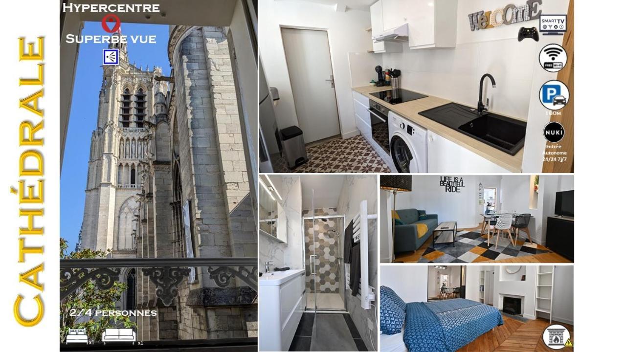 3 Appartements Premium Au Pied De La Cathedrale - Hypercentre 상스 외부 사진